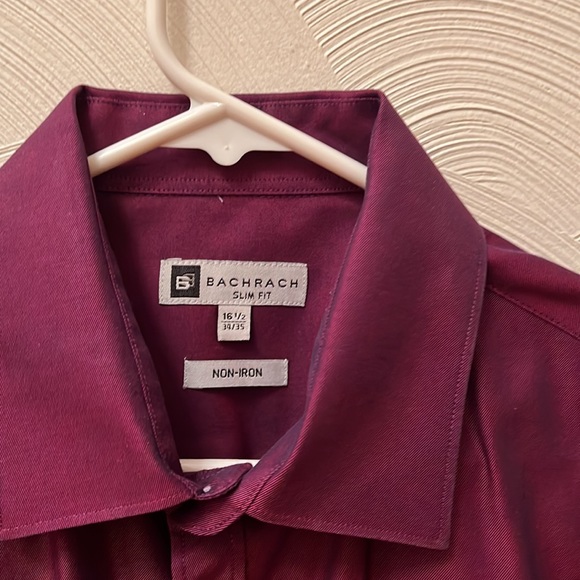 Black and burgundy dress shirts available for men - Picture 5 of 5